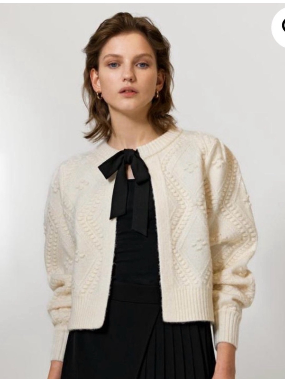 French Connection Cream Cardigan